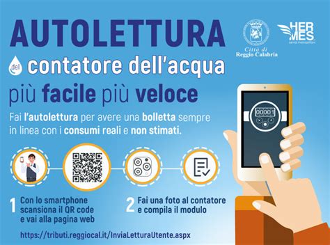 Reggio, autolettura del contatore dell’acqua: l’avviso di Hermes